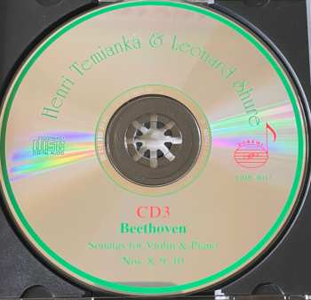 3CD/Zestaw pudełkowy Ludwig van Beethoven: 10 Sonatas For Violin & Piano (Live At The Library Of Congress 1946)