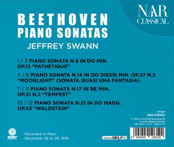 CD Ludwig van Beethoven: Piano Sonatas Pathétique · Moonlight · Tempest · Waldstein