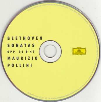 CD Ludwig van Beethoven: Sonatas Opp. 31 & 49