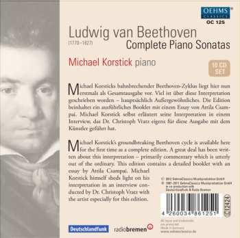 10CD/Zestaw pudełkowy Ludwig van Beethoven: Complete Piano Sonatas