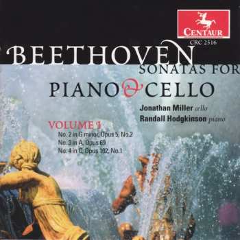 Album Beethoven / Miller,j / Hodgkinson: Sonatas For Piano & Cello 1