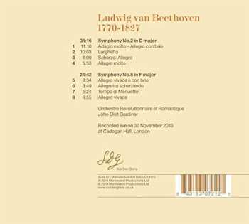 CD Ludwig van Beethoven: Symphonies 2&8