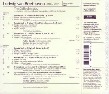 2CD Ludwig van Beethoven: The Complete Cello Sonatas, Variations On Themes From Mozart's "Die Zauberflöte"