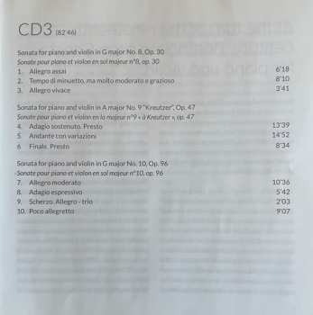 3CD/Zestaw pudełkowy Ludwig van Beethoven: Complete Sonatas For Piano & Violin