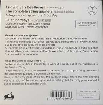 7CD/Zestaw pudełkowy Ludwig van Beethoven: The Complete String Quartets