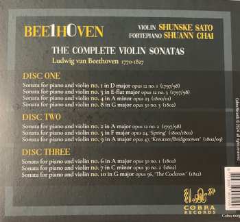 3CD Ludwig van Beethoven: Bee1h0ven . The Complete Violin Sonatas