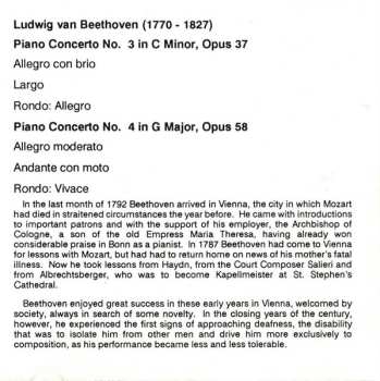 CD Ludwig van Beethoven: Piano Concertos Nos. 3 & 4