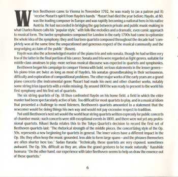 3CD Ludwig van Beethoven: The Early String Quartets: Op. 18 Nos. 1-6 • Quintet Op. 29 • Quartet Op. 14 No. 1