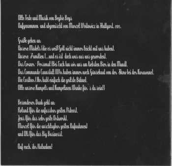 CD Begbie Boys: Bedüdelt Und Piekfein