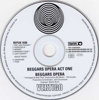 CD Beggars Opera: Act One