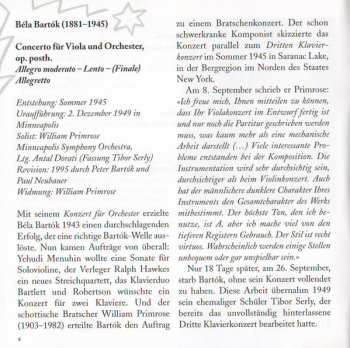 CD Paul Hindemith: Viola Concertos • «Verklärte Nacht»