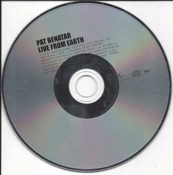 CD Pat Benatar: Live From Earth = ライヴ・フロム・アース LTD