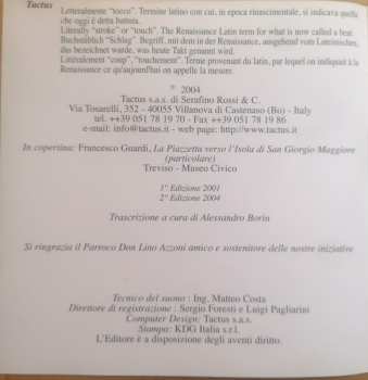 CD Benedetto Marcello: Lo Specchio Della Nostalgia Duetti Cantate Per Voci E Stromenti