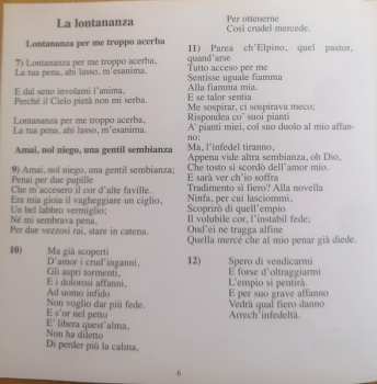 CD Benedetto Marcello: Lo Specchio Della Nostalgia Duetti Cantate Per Voci E Stromenti