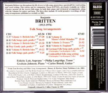 2CD Benjamin Britten: Benjamin Britten - The Folk Songs