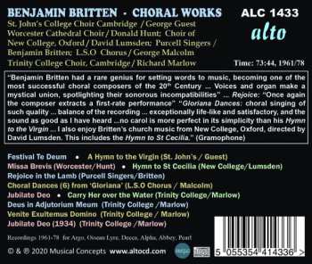 CD Benjamin Britten: Choral Music