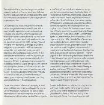 CD Benjamin Nicholas: The Merton Organ (Plays The New Dobson Organ Of Merton College, Oxford)