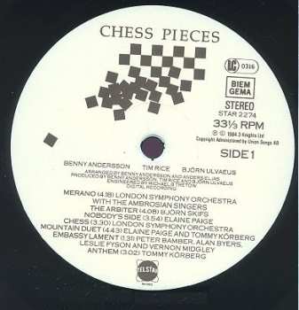 LP Benny Andersson: Chess Pieces