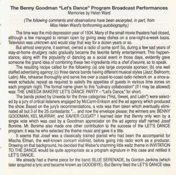 CD Benny Goodman And His Orchestra: 1935 From The Famous "Let's Dance" Broadcasts