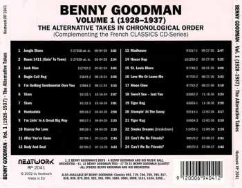 CD Benny Goodman: Volume 1 1928-1937 The Alternative Takes In Chronological Order