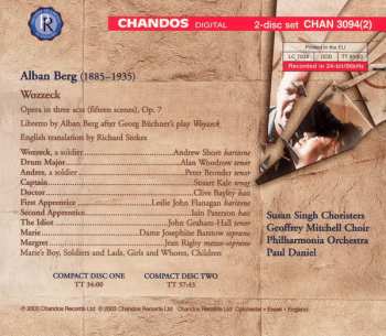 2CD/Zestaw pudełkowy Philharmonia Orchestra: Wozzeck