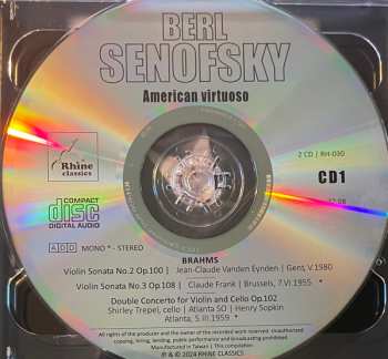 2CD Berl Senofsky: American Virtuoso