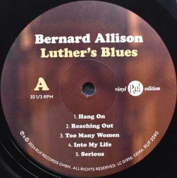 2LP Bernard Allison: Luther's Blues