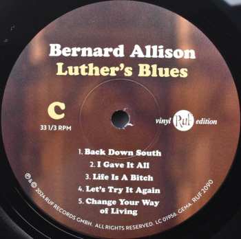 2LP Bernard Allison: Luther's Blues