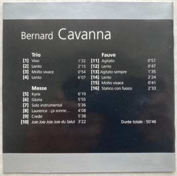 CD Bernard Cavanna: Trio Avec Accordéon, Messe Un Jour Ordinaire, Fauve