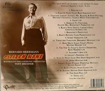SACD Bernard Herrmann: Citizen Kane (Music From The 1941 Motion Picture Score) LTD