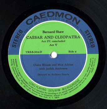2LP/Zestaw pudełkowy Max Adrian: Caesar And Cleopatra