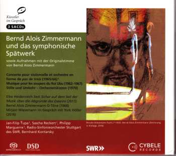 3SACD Bernd Alois Zimmermann: Bernd Alois Zimmermann Und Das Symphonische Spätwerk