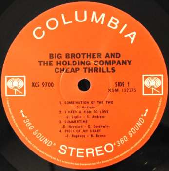 LP Big Brother & The Holding Company: Cheap Thrills