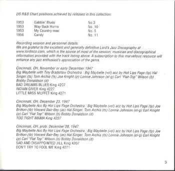 2CD Big Maybelle: The Complete King, Okeh & Savoy Releases - 1947-61