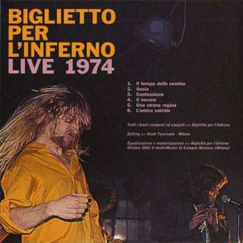 CD Biglietto Per L'Inferno: Live 1974