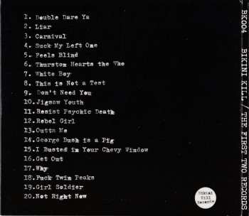 CD Bikini Kill: The First Two Records DIGI