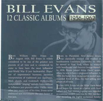 6CD/Zestaw pudełkowy Bill Evans: 12 Classic Albums 1956-1962