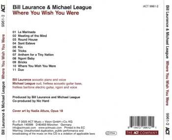 CD Bill Laurance: Where You Wish You Were