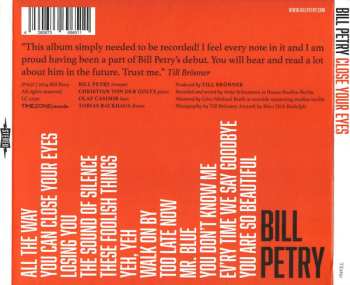 CD Bill Petry: Close Your Eyes