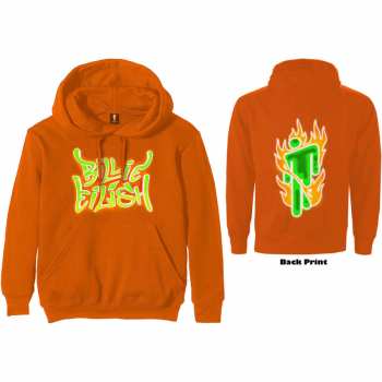 Merch Billie Eilish: Mikina Airbrush Flames Blohsh  M