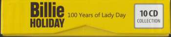 10CD/Zestaw pudełkowy Billie Holiday: 100 Years Of Lady Day
