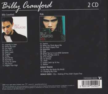 2CD/Zestaw pudełkowy Billy Crawford: Billy Crawford / Ride