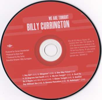 CD Billy Currington: We Are Tonight
