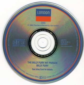 CD Billy Fury: The Billy Fury Hit Parade