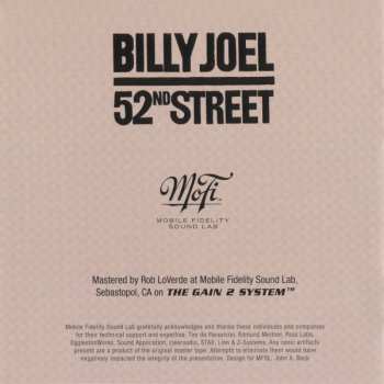 SACD Billy Joel: 52nd Street LTD | NUM