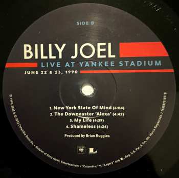 3LP Billy Joel: Live at Yankee Stadium June 22 & 23, 1990