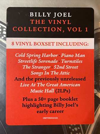 9LP/Zestaw pudełkowy Billy Joel: The Vinyl Collection, Vol. 1