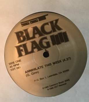 LP Black Flag: Annihilate This Week