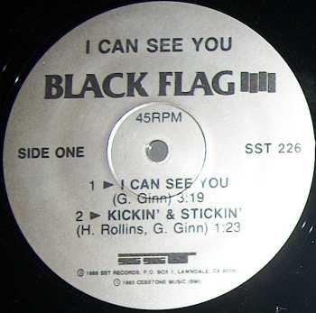 LP Black Flag: I Can See You