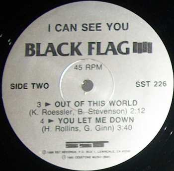 LP Black Flag: I Can See You